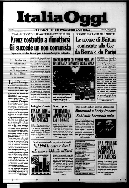 Italia oggi : quotidiano di economia finanza e politica